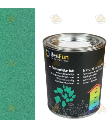 BeeFun® Natuurlijke verf voor houten bijenkasten turquoise - 750 ml