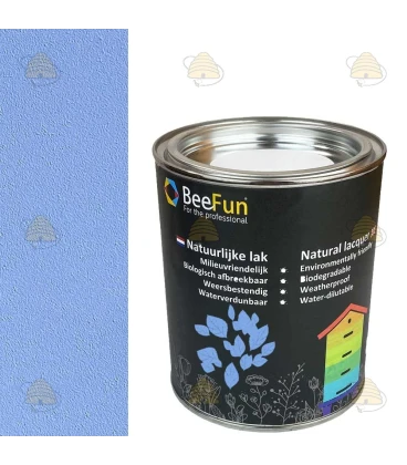 BeeFun® Natuurlijke verf voor houten bijenkasten crocus blauw - 750 ml