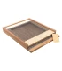 Vliegplank/-bodem spaarkast  (Meranti/red cedar)
