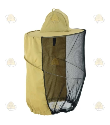 Beekeeper cap Deluxe with mesh all around (hat & spacer ring) khaki - BeeFun®