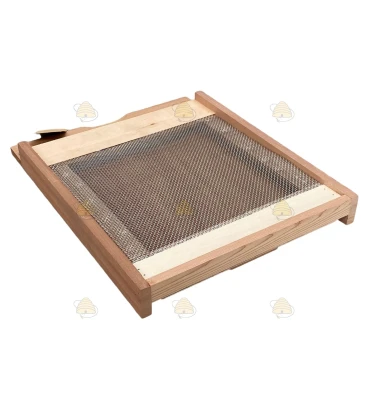 Vliegplank/-bodem spaarkast  (Meranti/red cedar)