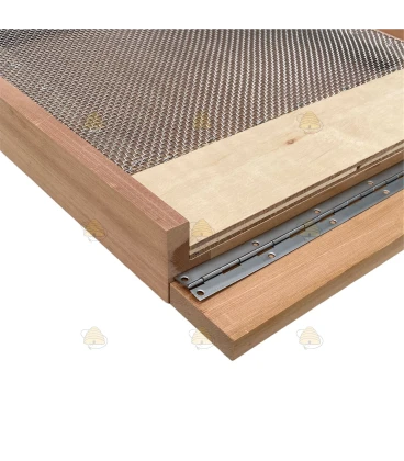 Vliegplank/-bodem spaarkast  (Meranti/red cedar)