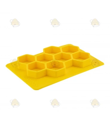 Casting mold for 8 tea lights hexagon