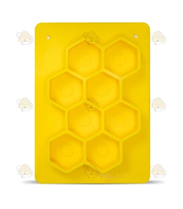 Gietvorm voor 8 waxinelichtjes hexagon