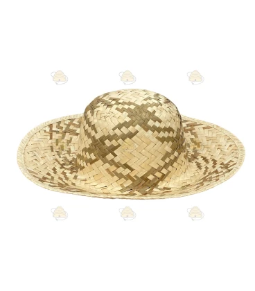 Classic beekeeper hat made of straw