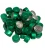 Tealight cups green aluminum - 100 pcs (37,5 x 19,5h)
