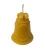 Christmas bell with snowflake, candle