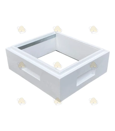 Honey chamber Dadant Blatt polystyrene white 12-window