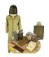 Starterspakket Deluxe bijenhouden - kaki overall Engels