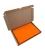 Orange beeswax honeycomb sheet large for rolling candles