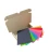 Rainbow set small beeswax honeycomb sheets for rolling candles