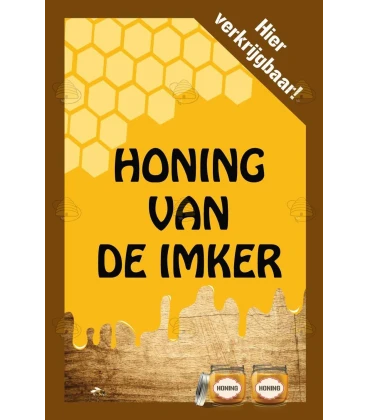 Vlag honing van de imker 100x70cm