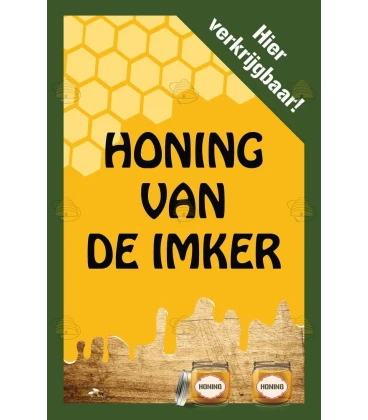 Vlag honing van de imker 100x70cm