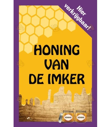 Vlag honing van de imker 100x70cm