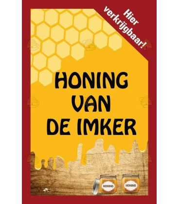 Vlag honing van de imker 100x70cm