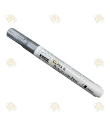 Pen voor glasversiering, metallic - Zilver