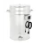 Stainless steel honey tank 70L heated, 230V with stainless steel 6/4" honey gate, conical bottom - Premium