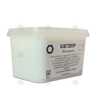 Gietzeep glycerine macadamia olie