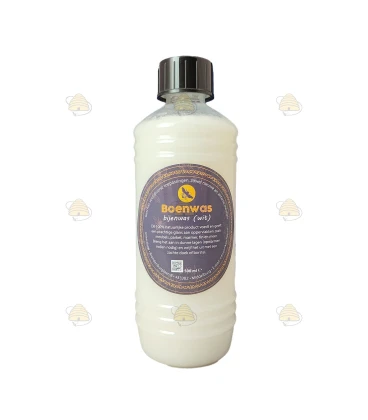 Boenwas van bijenwas 500ml - Wit