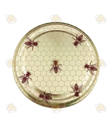 Box lids bee comb with bees, 63 mm TO - 1300 pieces