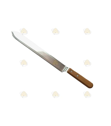 Unsealing knife smooth wooden handle