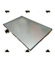 Voorgevormd gegalvaniseerd dak 6-ramer spaarkst/simplex, binnenmaat 517 x 311 mm [COMPONENT]