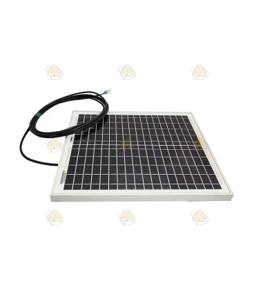 Electrificador de arpa con panel solar de 20 W y batería- para Arpa de aluminio