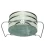 Flat stainless steel honey strainer