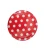 Deksels rood met stippen, 82 mm TO deksels, 12 stuks