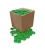 Box of green polka-dot lids, 82 mm TO - 700 pcs