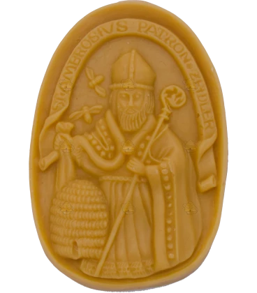 St. Ambrose beeswax plate