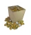 Box of lids natural flowers, bee & honeycomb pattern, 82 mm TO - 700 pieces