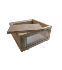 Incubator with viewing window Simplex 46 x 46 cm pine