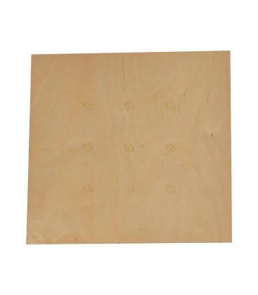 Spaarkast houten dekplank 47,2 x 42,1 cm extra dik (met / zonder voeropening)