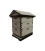 Mini decorative beehive, wood, pointed roof